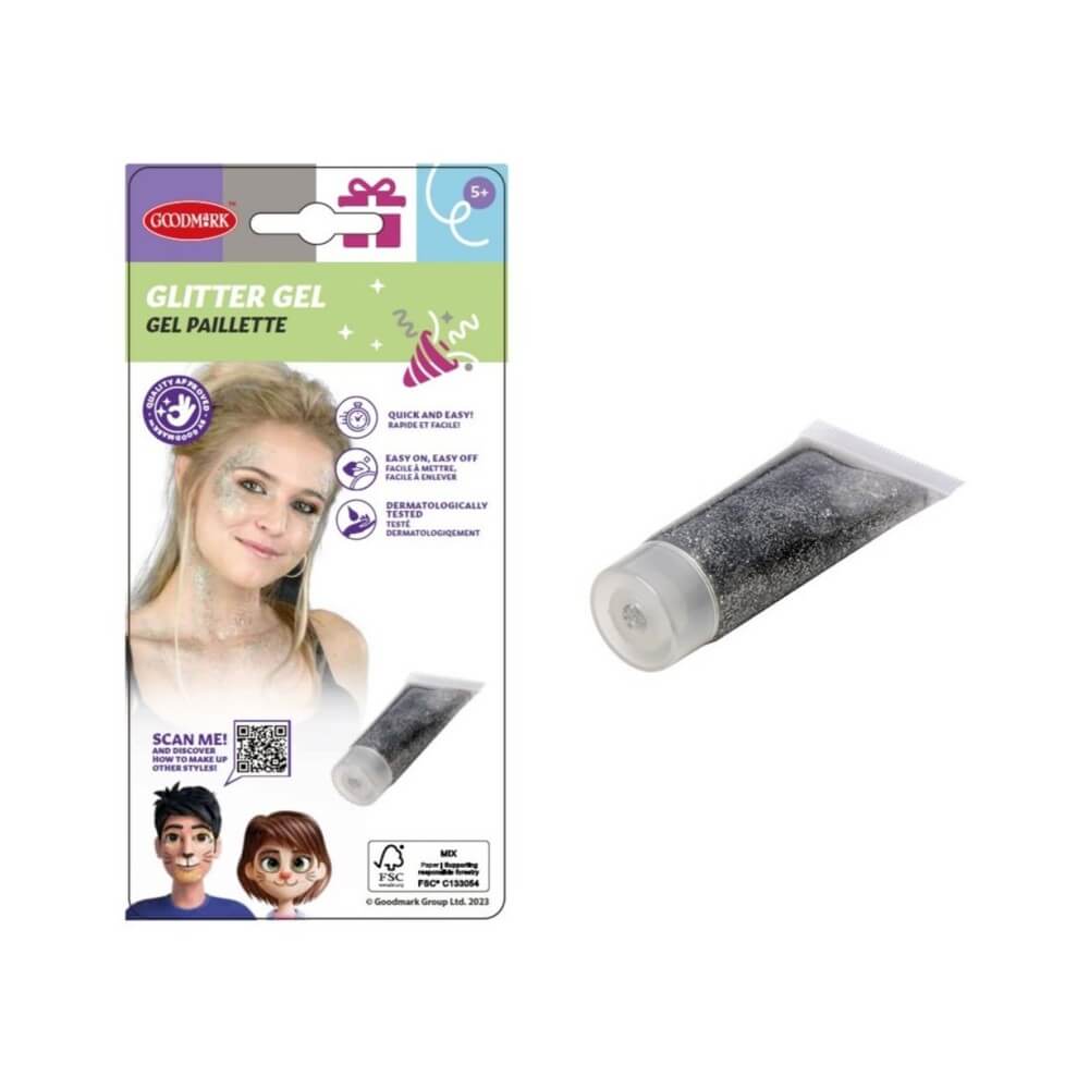 Maquillage Glitter Argent 14 ml - 23YR0031 - Maquillage en Tube & Palettes