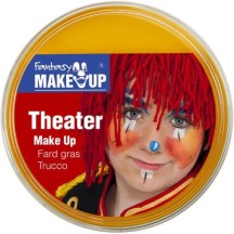 Boîte de fard gras théâtre 25g - Jaune - 33235 - Maquillage en Tube & Palettes