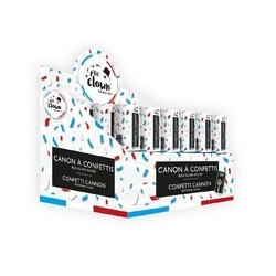 Canon à Confettis Papier 20 cm Bleu Blanc Rouge - 28520 - Canons à confettis