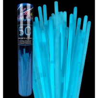 Tube 50 Bracelets Lumineux Bleu 5x200 mm - 28111 - Accessoires Fluo & Lumineux