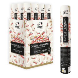 Canon à Confettis Papier 40 cm Joyeux Anniversaire - 28640 - Canons à confettis