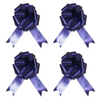 4 Nœuds à Tirer Violet 18 cm - 36700VIZ - Nœuds