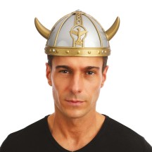 Casque de Viking adulte petites cornes - 11101 - Chapeaux