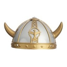 Casque de Viking adulte petites cornes - 11101 - Chapeaux