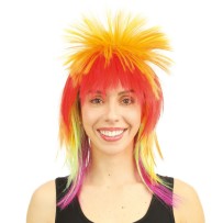 Perruque punk multicolore - 24008 - Perruques