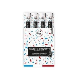 Canon à Confettis Papier 40 cm Bleu Blanc Rouge - 28940 - Canons à confettis