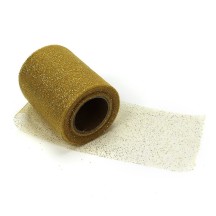 Kit Décoration Voiture Mariage Or – Tulle + Nœuds - 36699GO - Kit Décoration Voiture