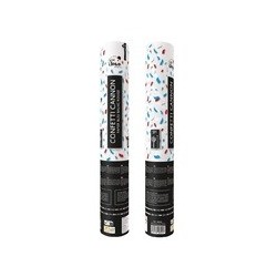 Canon à Confettis Papier 40 cm Bleu Blanc Rouge - 28940 - Canons à confettis