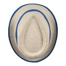 Chapeau de paille borsalino adulte couleur aléatoire - 14627 - Chapeaux