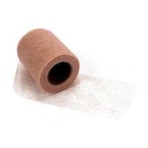 Kit Décoration Voiture Mariage Rose Gold – Tulle + Nœuds - 36699ROG - Kit Décoration Voiture