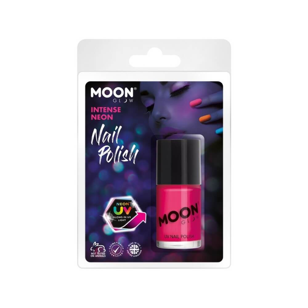 Moon Glow Intense Neon UV Vernis à Ongle Rose Néon 14ml - SM38002 - Fluo & Néon