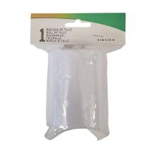 Rouleau de Tulle Blanc 8 cm x 20 m - 36600BLZ - Tulle
