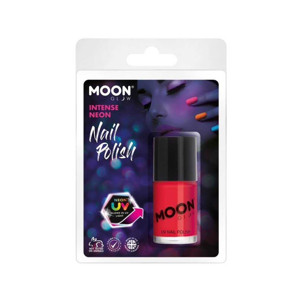 Moon Glow Intense Neon UV Vernis à Ongles Rouge Néon 14ml - SM38026 - Fluo & Néon