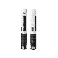 Canon à Confettis Papier 40 cm Blanc - 29940 - Canons à confettis