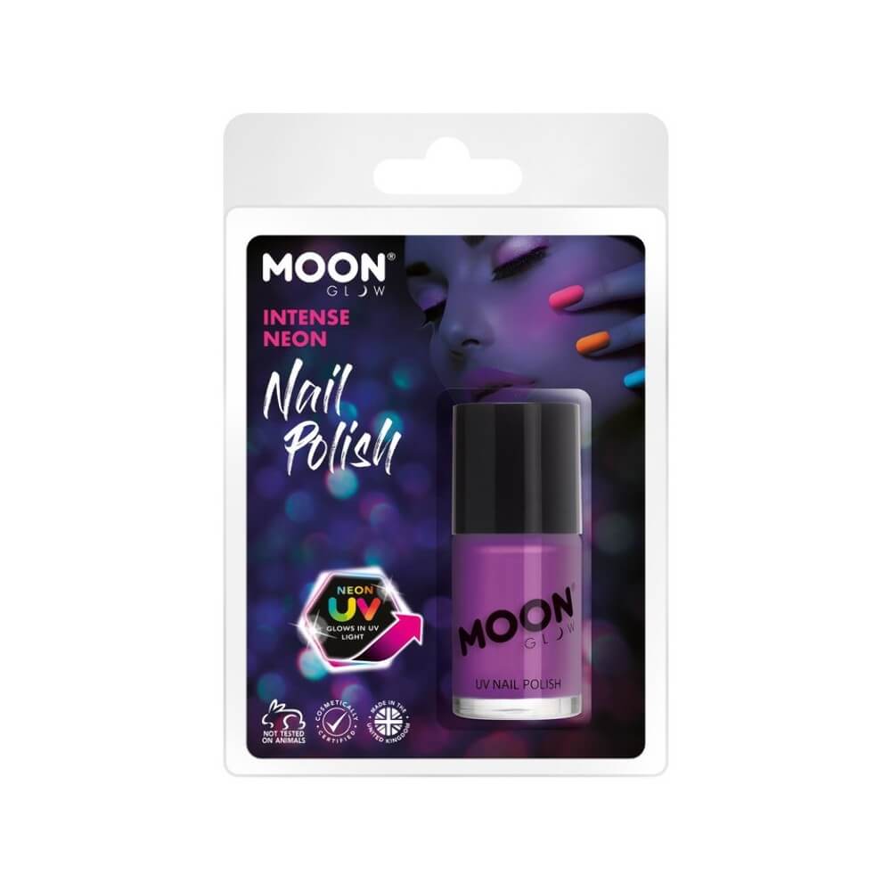 Moon Glow Intense Neon UV Vernis à Ongles Violet Néon 14ml - SM38071 - Fluo & Néon