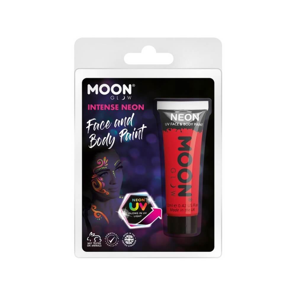 Moon Glow Intense Neon UV Maquillage Rouge Fluo 12ml - SM33526 - Fluo & Néon