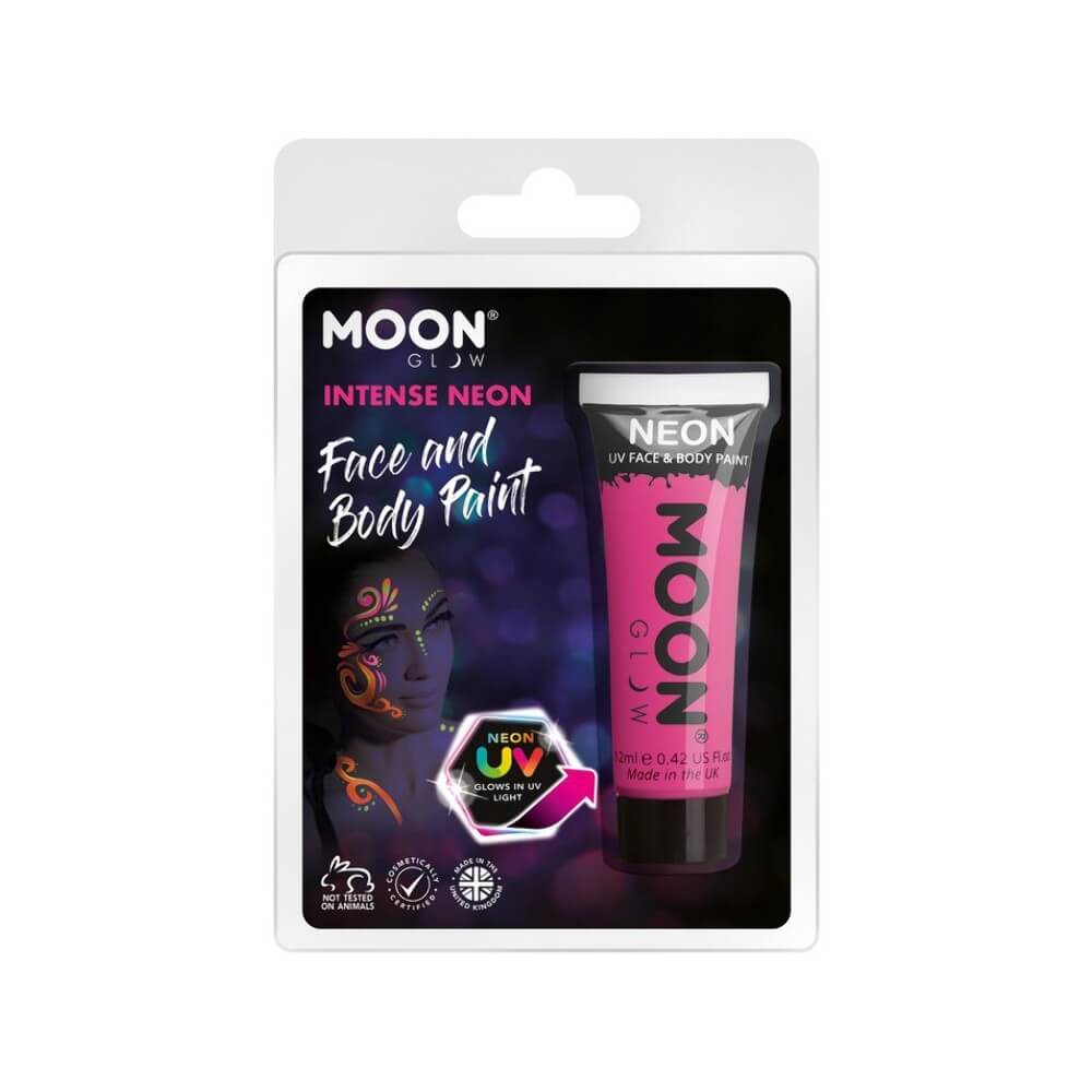 Moon Glow Intense Neon UV Maquillage Rose Fluo 12ml - SM33502 - Fluo & Néon