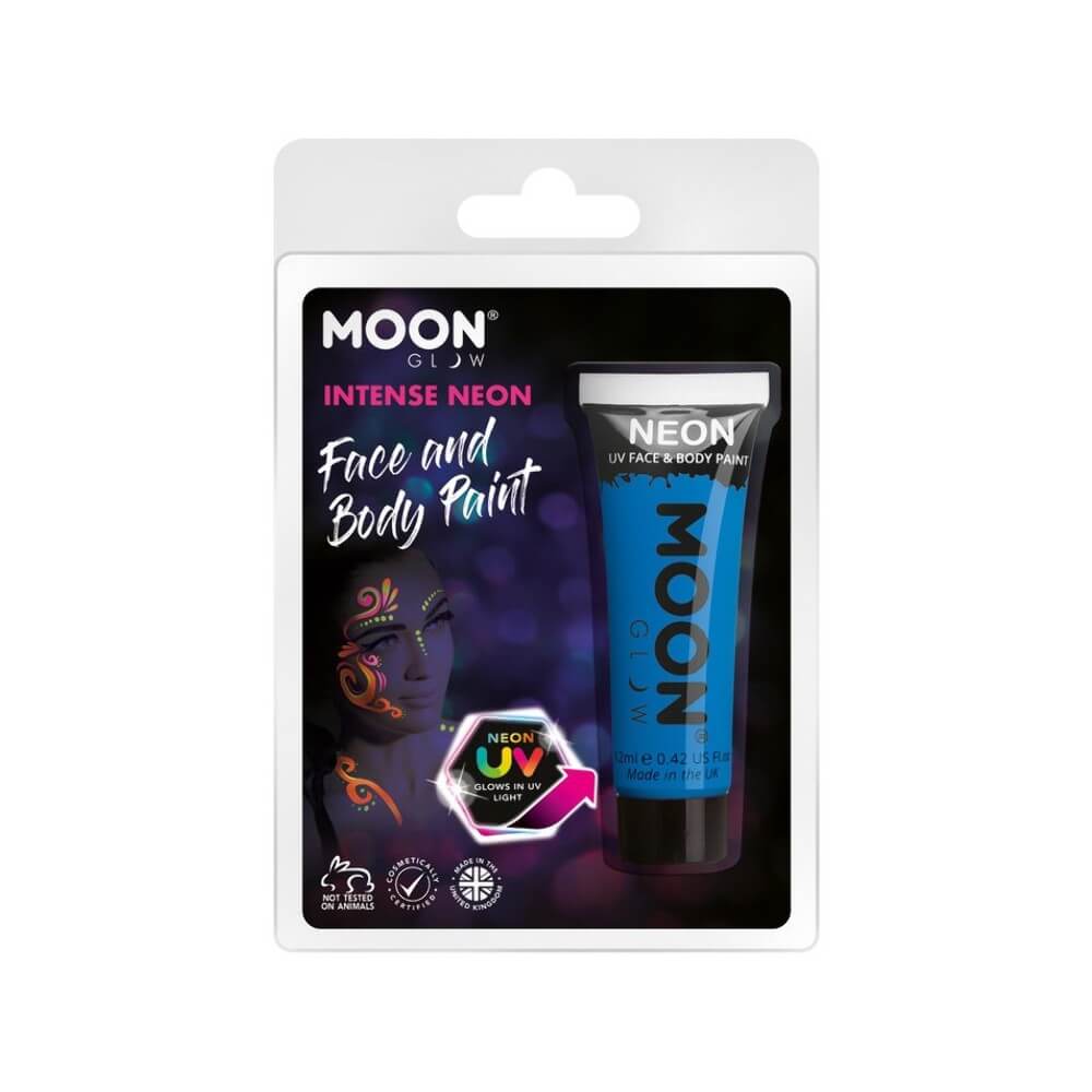 Moon Glow Intense Neon UV Maquillage Bleu Fluo 12ml - SM33557 - Fluo & Néon