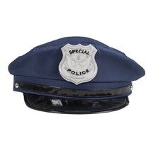 Casquette de policier adulte - 17460 - Chapeaux