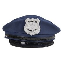 Casquette de policier adulte - 17460 - Chapeaux
