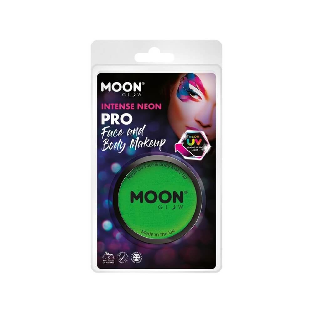 Moon Glow Pro Intense Neon UV Vert Fluo 36g - SM33045 - Fluo & Néon