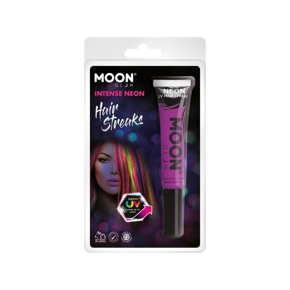 Moon Glow Gel Cheveux UV Violet Fluo 15ml - SM36572 - Fluo & Néon