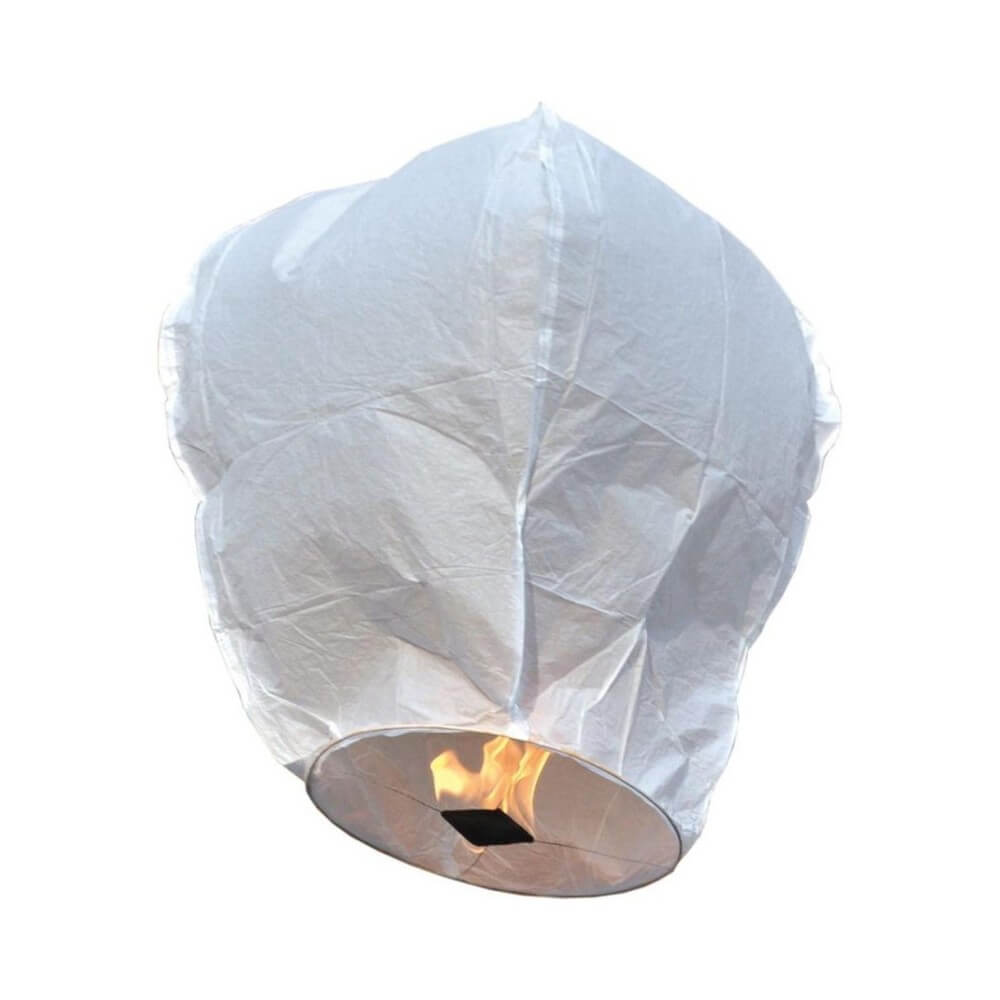 Lanterne Céleste Blanche 76x32 cm - 14200N - Lanternes Célestes