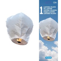 Lanterne Céleste Blanche 76x32 cm - 14200N - Lanternes Célestes