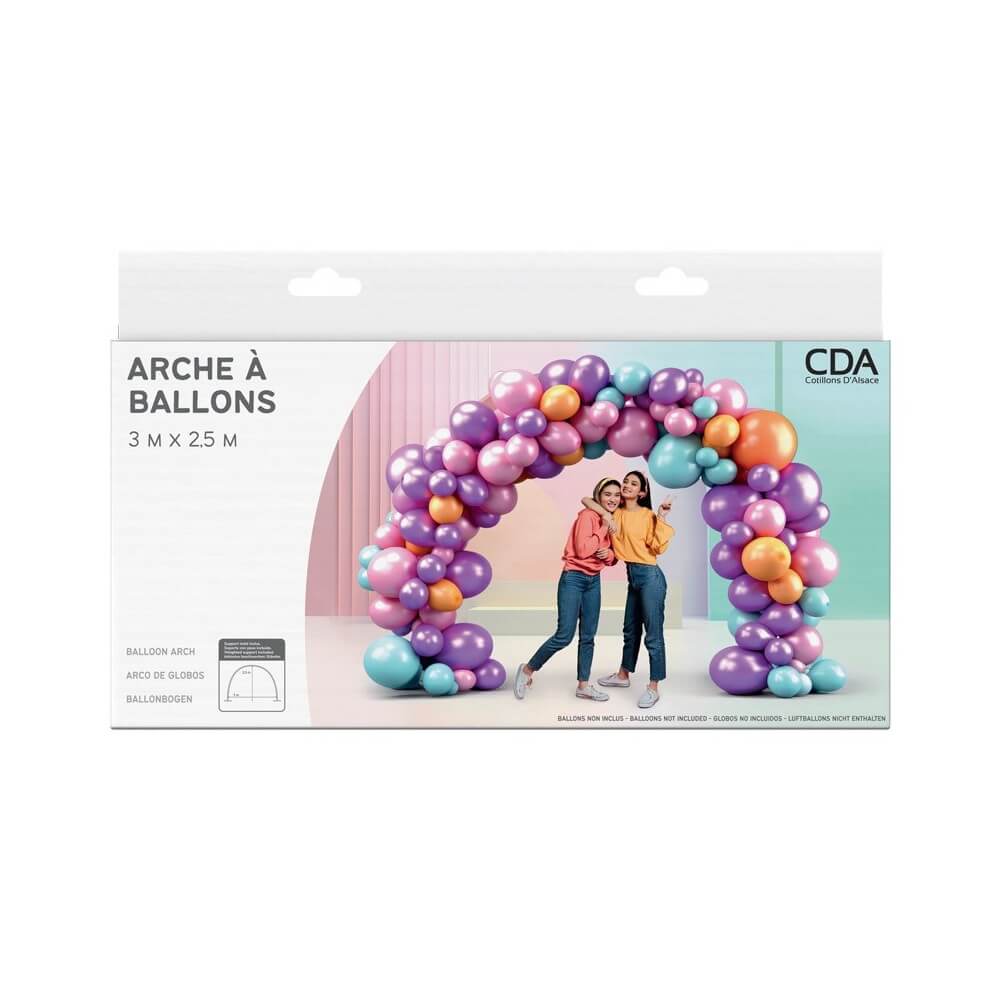 Arche à Ballons GM 3x2,5 m - 36549 - Arches & guirlandes de ballons
