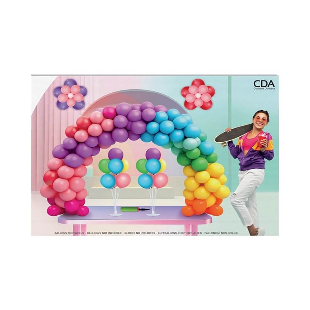 Kit Arche Déco 25 pcs + Accessoires - 36552 - Arches & guirlandes de ballons