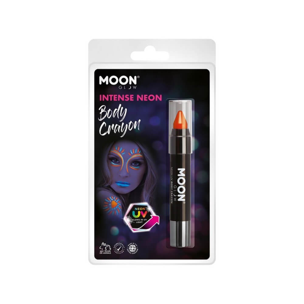Moon Glow Crayon Corps UV Orange Fluo 3.5g - SM34516 - Fluo & Néon