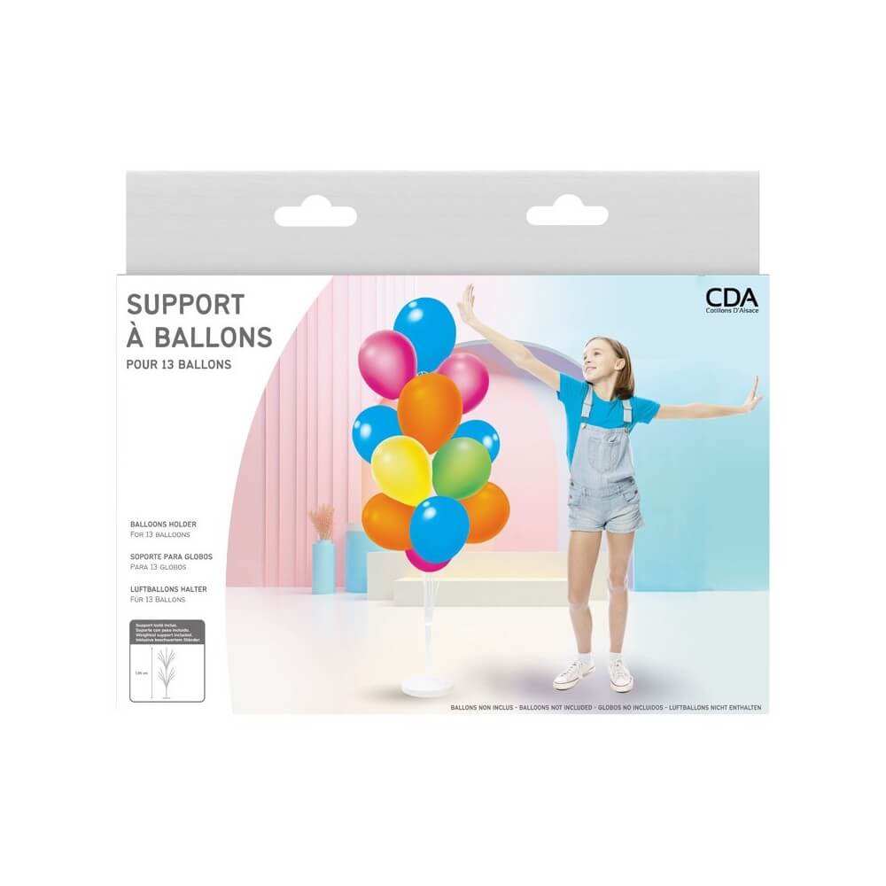 Support 13 Ballons 135 cm Base Eau - 36572 - Arches & guirlandes de ballons