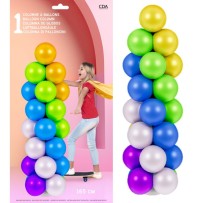 Colonne 65 Ballons 165 cm Lest Eau - 36590 - Arches & guirlandes de ballons