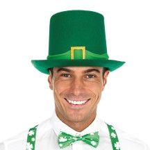 Chapeau haut de forme St Patrick adulte feutre - 20042 - Chapeaux