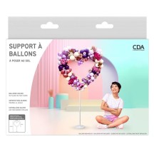 Support Ballons Cœur 150 cm - 36570 - Arches & guirlandes de ballons
