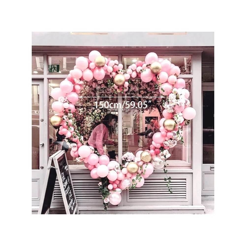 Support Ballons Cœur 150 cm - 36573 - Arches & guirlandes de ballons