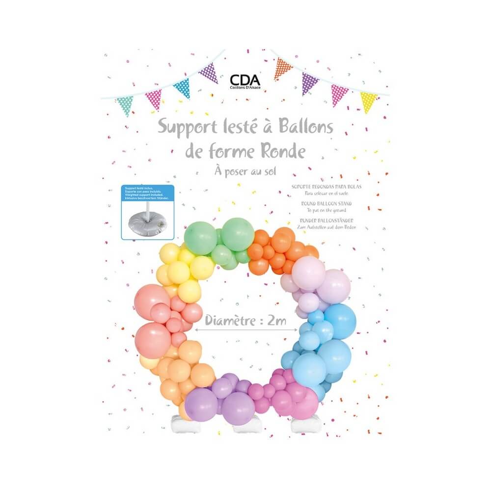 Arche Ballons Ronde 200 cm - 36568 - Arches & guirlandes de ballons