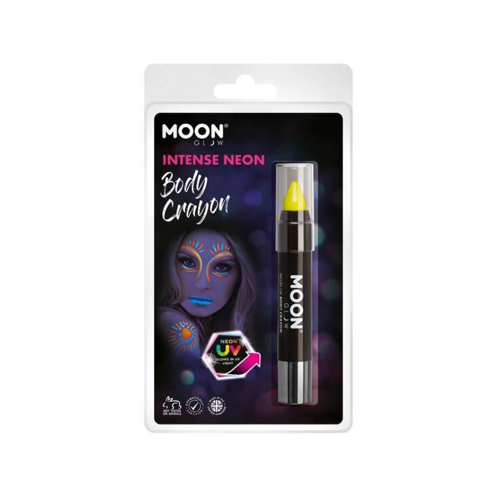 Moon Glow Crayon Corps UV Jaune Fluo 3.5g - SM34530 - Fluo & Néon