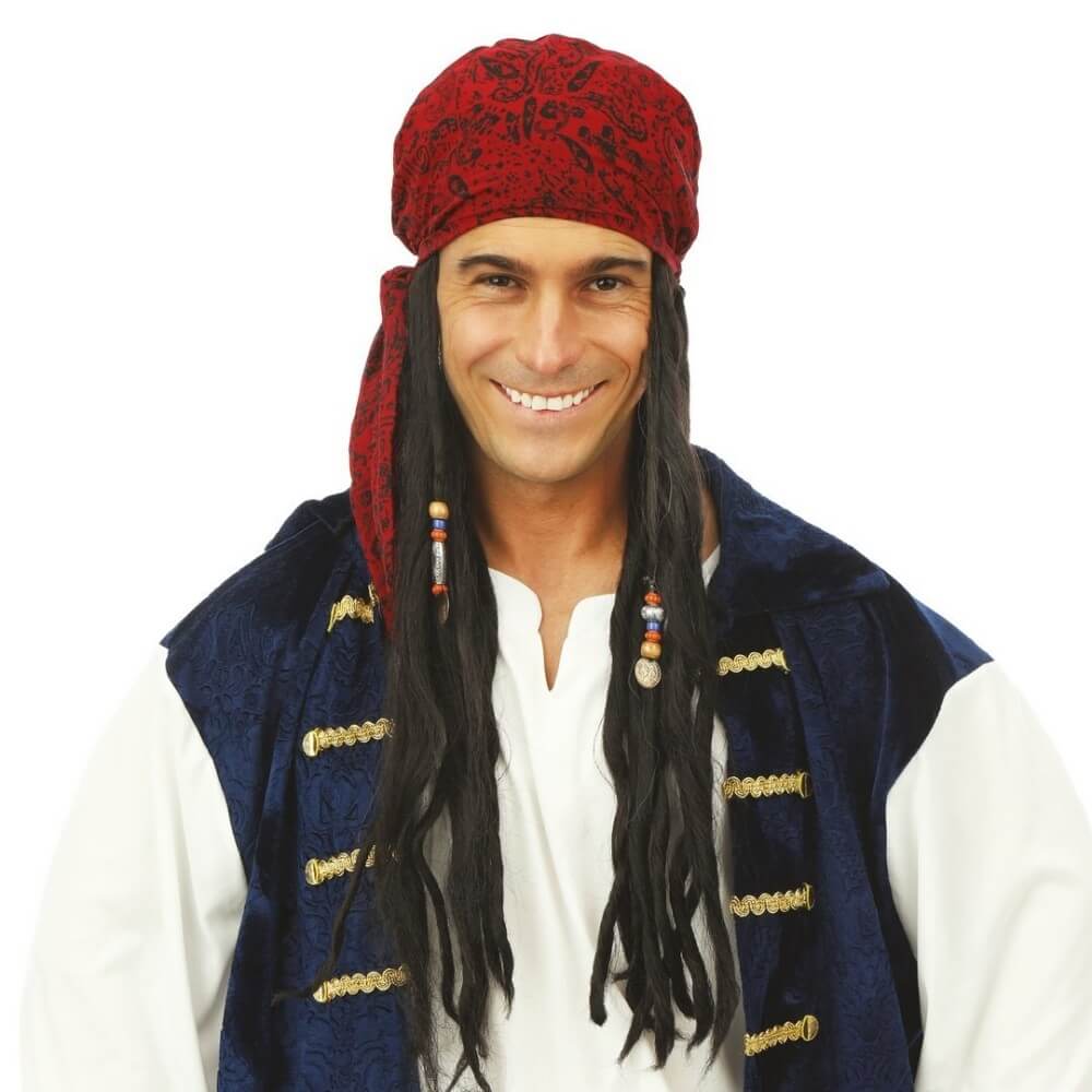 Perruque pirate - 34750 - Perruques