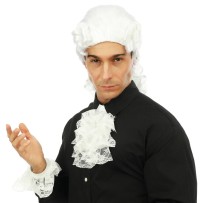 Perruque marquis blanche - 40070 - Perruques