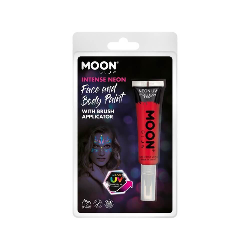 Moon Glow Maquillage UV Rouge Fluo avec Applicateur - SM03147 - Maquillage en Tube & Palettes