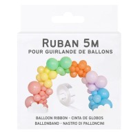 Ruban Guirlande Ballon 5 m - 36269 - Arches & guirlandes de ballons