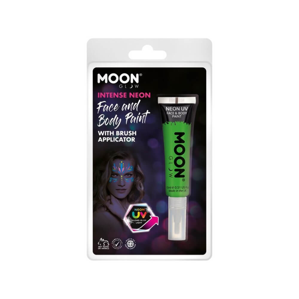 Moon Glow Maquillage UV Vert Fluo avec Applicateur - SM03161 - Fluo & Néon