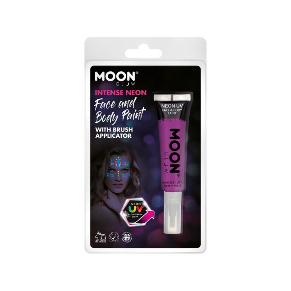 Moon Glow Maquillage UV Violet Fluo avec Applicateur - SM03192 - Fluo & Néon