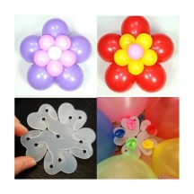 10 Supports Ballon Fleur 8 cm - 38500 - Arches & guirlandes de ballons