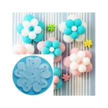10 Supports Ballon Fleur 8 cm - 38500 - Arches & guirlandes de ballons