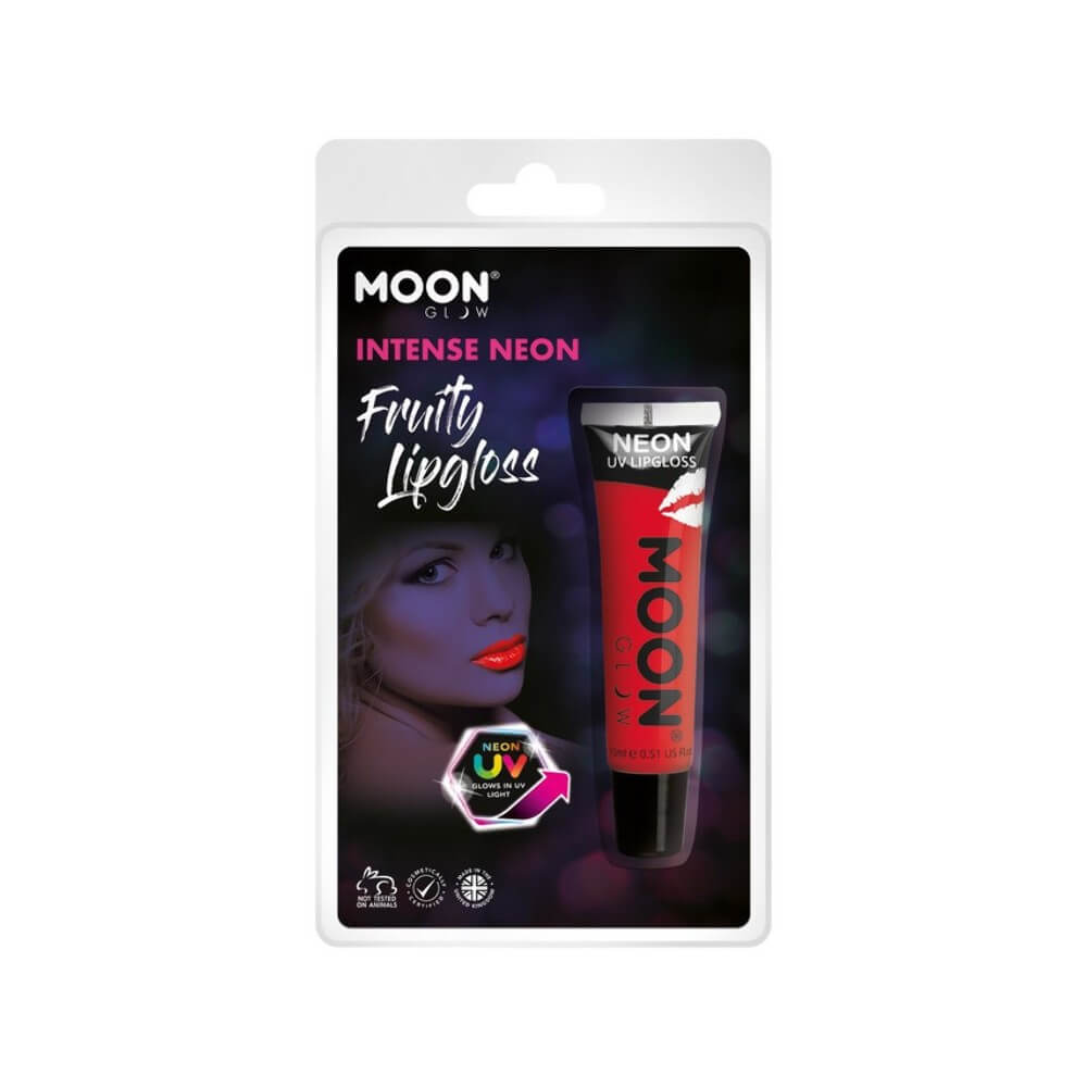Moon Glow Gloss UV Rouge Fraise 15ml - SM37029 - Fluo & Néon