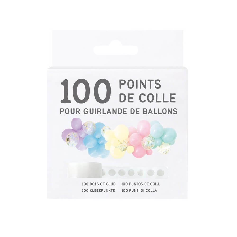 100 Points de Colle Ballon - 36576 - Accessoires ballons