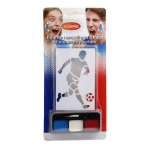 Pochoir Maquillage Football France - G02021166NF - Maquillage en Tube & Palettes