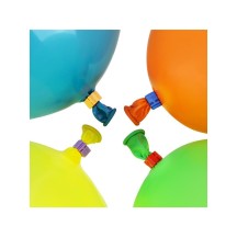 Clips Ballon x50 Plastique Couleur - 36564 - Accessoires ballons